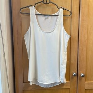 J. Crew Mercantile White Sleeveless Blouse Size S